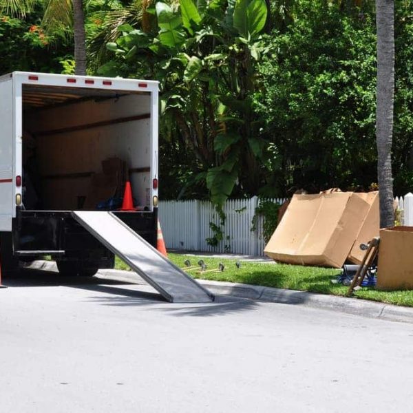 Moving Van On Street — Removals & General Freight in Port Macquarie, NSW